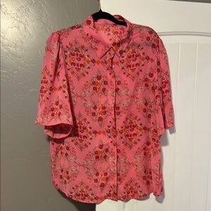 Floral Pink Blouse